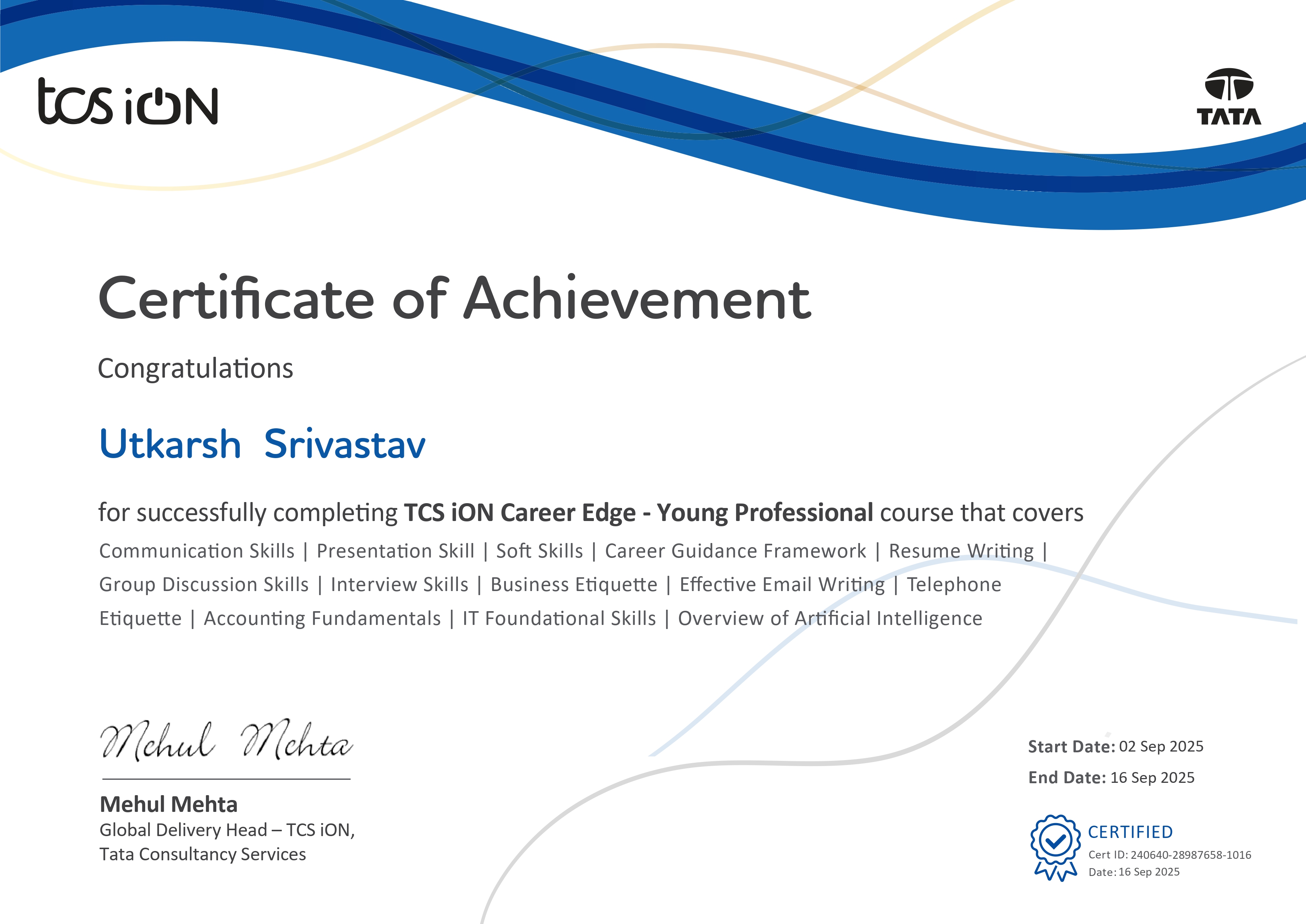 TCS iON